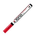Marabu 12400101125 - YONO Marker, Kiraz 125, Çok Yönlü Akrilik Kalem, İnce Japon Yuvarlak Uçlu, 0,5 - 1,5 mm, Su Bazlı, Işığa Dayanıklı ve Su Geçirmez, Neredeyse Tüm Zeminler İçin