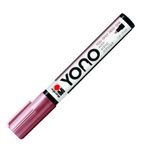 Marabu 12400103734 - YONO markör, pembe altın 734, çok yönlü akrilik kalem, Japon yuvarlak uçlu, 1,5-3 mm, su bazlı, solmaz ve su geçirmez, neredeyse tüm zeminler için