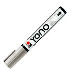 Marabu 12400103987 - YONO Marker, Sıcak Gri Açık 987, Çok Yönlü Akrilik Kalem Japon Yuvarlak Uçlu 1,5 - 3 mm, Su Bazlı, Işığa Dayanıklı ve Su Geçirmez, Neredeyse Tüm Zeminler için