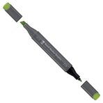 Marabu 243338 962 Olive Green Light Graphix Sketch Marker Çift Uçlu Kalem