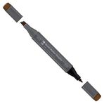 Marabu 243340 948 Burnt Umber Graphix Sketch Marker Çift Uçlu Kalem
