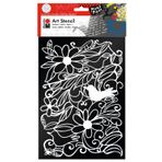 Marabu Art A4 Blooming Garden Stencil