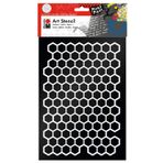 Marabu Art A4 Honey Comb Stencil