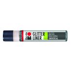 Marabu Glitter Liner 25 ml Graphite Akrilik Boya