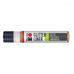 Marabu Glitter Liner 25 ml Red Gold Akrilik Boya