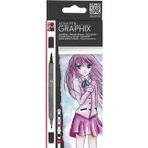 Marabu Graphix Aqua 6'lı Make Manga Kalem Seti