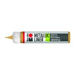 Marabu Metallic Liner Boyutlu No 719 Metalik Sarı 25 ml Boncuk Boyası