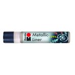 Marabu Metallic Liner Boyutlu No 782 Metalik Gümüş 25 ml Boncuk Boyası