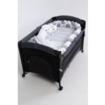 MARAL Örgülü Park Beşik Uyku Seti Gri 70x110, 70x120, 70x130, 60x120