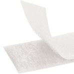 MARARDI Cırt cırtlı bant [beyaz] çift taraflı dikiş için cırt cırtlı bant [10 metre x 100 mm] kanca ve halka [yapışmaz] ekstra güçlü ve dayanıklı şeritler, kıyafet, el işi, ev işleri için