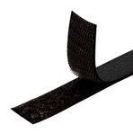 MARARDI Cırt cırtlı bant [siyah] çift taraflı dikiş için cırt cırtlı bant [5 metre x 20 mm] kanca ve halka [yapışmaz] ekstra güçlü ve dayanıklı şeritler, kıyafet, el işi, ev işleri için