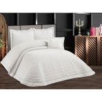 Maraş Çift Kişilik Kadife Yatak Örtüsü Krem - 230 x 250 cm