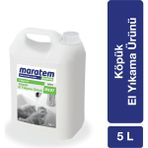 Maratem Köpük El Yıkama Ürünü Doğal Beyaz Sabun 5lt Normal Ciltler İçin Ekonomik Çözüm