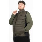 Maraton Büyük Beden Erkek Dik Yaka Haki- Yelek - 6XL