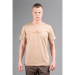 Maraton Comfort Erkek Bisiklet Yaka Açık Vizon T-shirt