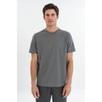 Maraton Comfort Erkek Bisiklet Yaka Antrasit- T-Shirt