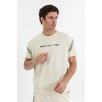 Maraton Comfort Erkek Bisiklet Yaka Taş- T-Shirt - XL