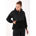MARATON Comfort Kadın Kapüşonlu Siyah Sweatshirt
