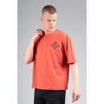 Maraton Oversize Erkek Bisiklet Yaka Kiremit T-shirt