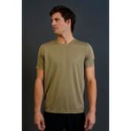 Maraton Regular Erkek Bisiklet Yaka Açık Haki- T-Shirt