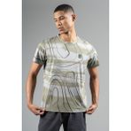 Maraton Regular Erkek Bisiklet Yaka Hakimelanj- T-Shirt - Haki Melanj