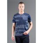 Maraton Regular Erkek Bisiklet Yaka Lacivertmelanj T-Shirt - Lacivert Melanj