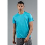 Maraton Regular Erkek Bisiklet Yaka Mavi T-Shirt - 2XL