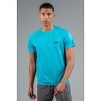 Maraton Regular Erkek Bisiklet Yaka Mavi T-Shirt - XL