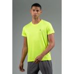 Maraton Regular Erkek Bisiklet Yaka Neon Sarı T-Shirt - 2XL