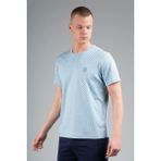 Maraton Regular Erkek Bisiklet Yaka Sisli Mavi T-shirt - XL