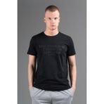 Maraton Regular Erkek Bisiklet Yaka Siyah T-shirt