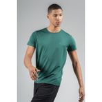 Maraton Regular Erkek Bisiklet Yaka Yeşil T-Shirt