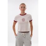 Maraton Regular Kadın Bisiklet Yaka Ekru- T-Shirt