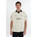 Maraton RELAX Erkek Polo Yaka Bej T-shirt - XL