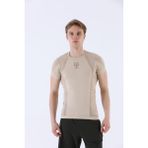 Maraton SlimFit Erkek Bisiklet Yaka Kısa Kol Kil T-shirt 821070 - Renkli - Renkli - M - L