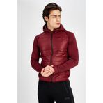 Maraton Sportswear 17425 Slimfit Kapşonlu Uzun Kol Basic Erkek Ceket