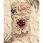 Marauders Map Temalı Plaj Havlusu Çok Renkli