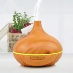 Marbeine Aroma Difüzör Uzaktan Kumandalı Ultrasonik 7 Renk Led Işıklı Aromatik Oda Kokusu Hava Nemlendirici 400 ml