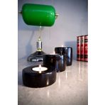 Marbel Concept Siyah Mermer 3lü Set 3 Boy Mermer Mumluk (Mum hediyeli)