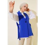 Marbella Kadın Yeni Sezon Tesettüre Uygun Yandan Tokalı Blazer Şık Ceket