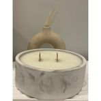 Marble Bowl Ylang Ylang Kokulu- Beton Saksılı Dekoratif Soya Mum - 1 Adet