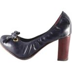 Marc By Marc Jacobs H.Calf Navy 616677 Lacivert Deri Yüksek Topuklu Kadın Ayakkabı