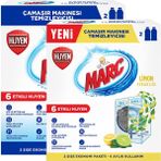 Marc Çamaşır Makinesi Temizleyicisi Floral Limon Ferahlığı 4X250 ml - 1 lt