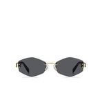 Marc Jacobs Üniseks Marc 496/S Air Gafas, Altın Siyah_