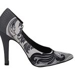 Marcamiss Gri Saten Topuklu Stiletto Kadın Ayakkabı 7366 39