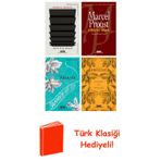 Marcel Proust 4 Kitap Seti + Türk Klasiği Hediye