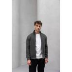 Marcel Regular Fit Fermuarlı Kıstırma Cepli Üç İp Şardonlu Erkek Sweatshirt - Avcı Yeşili