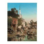 MARCEL SANAT Eski Istanbul Camii Pixart Sanat Elmas Mozaik Tablo Diamond Türkiye 50*65