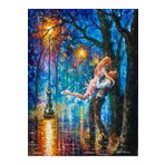 MARCEL SANAT Leonid Afremov Mutluluk Elmas Mozaik Tablo 46x61cm