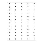MARCEL SANAT Sembol etiket (tüm tablolarımızla uyumlu 89 sembol) Mozaik Puzzle Aksesuarı
